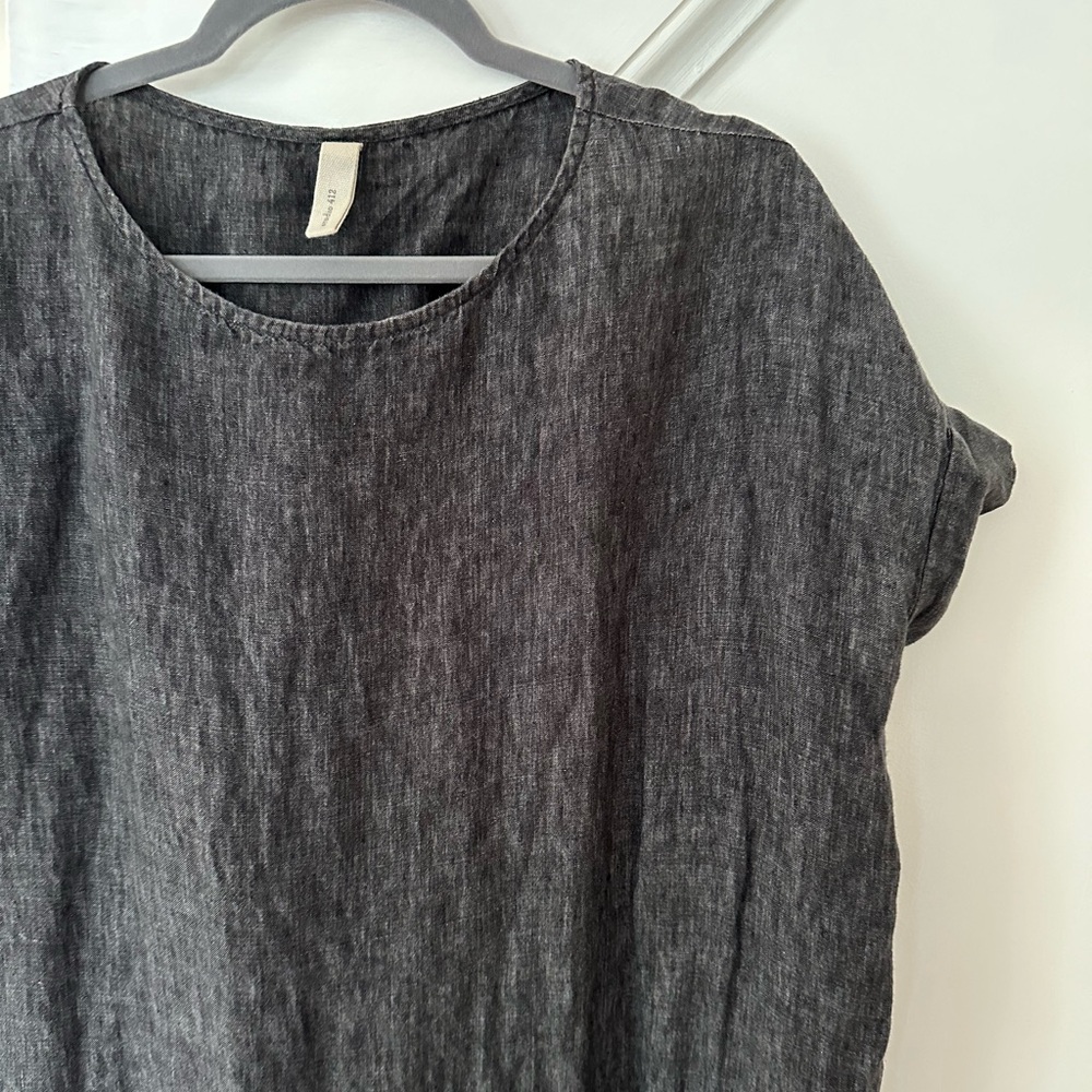 Studio 412 linen shift dress M